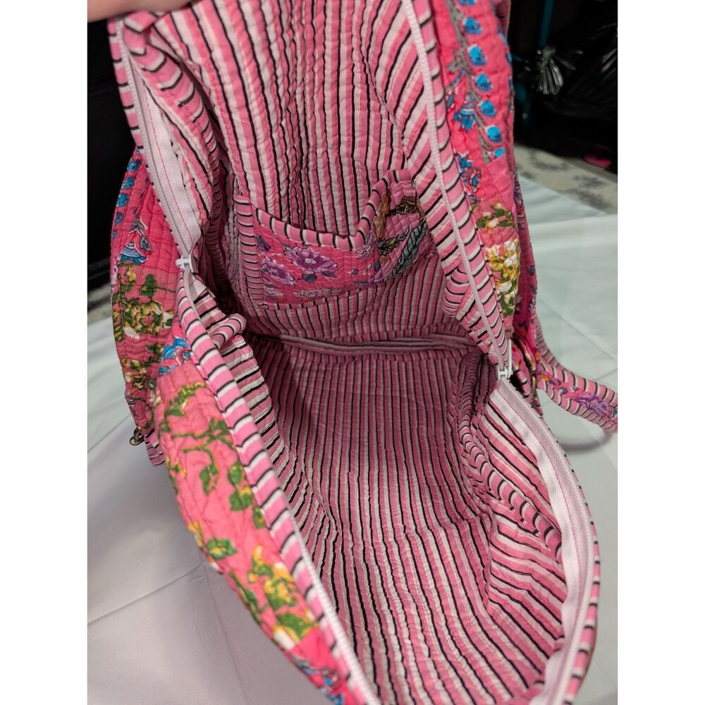 cotton patchwork backpack - Picture 6 of 7